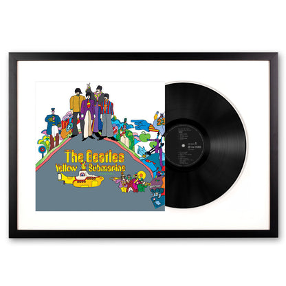 Framed The Beatles - Yellow Submarine - Vinyl Album Art