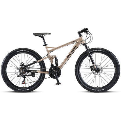 Progear Bikes Trail Dual Suspension MTB 26*17" in Brass Gold