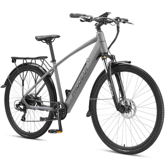 Progear Bikes E-Sierra Hybrid E-Bike Mens 700c*18" in Shadow