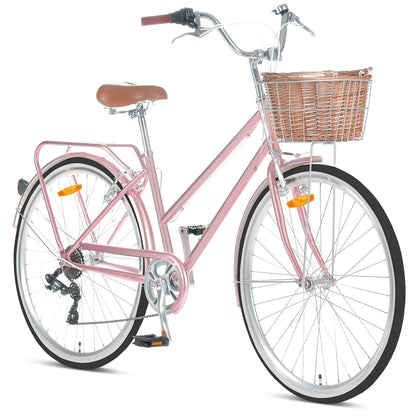 Progear Bikes Pomona Retro/Vintage Ladies Bike 700c*15" in Rose Gold