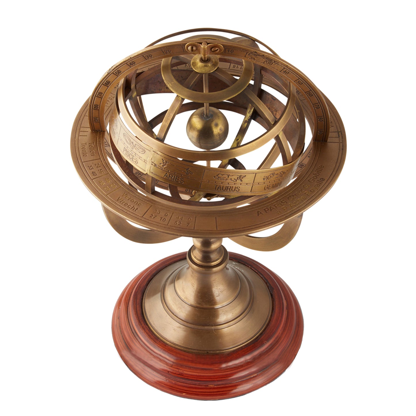 Brass Armillary Sphere 280mm - Medium