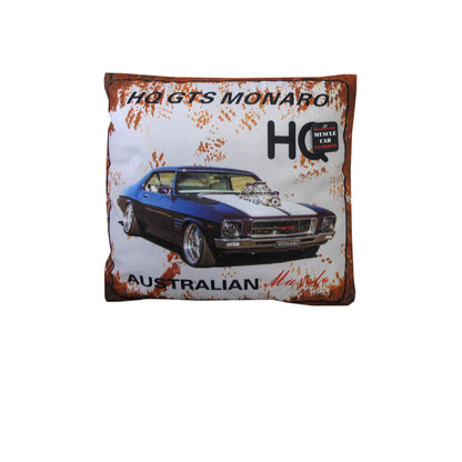 Australian Muscle Car Cushion HQ GTS Monaro Blue