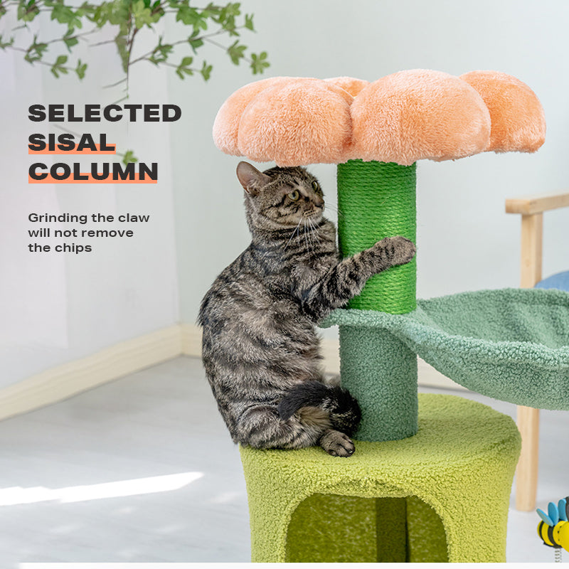 Cat Tree Scratching Post House Condo Furniture Feline Scratcher Tower Toys