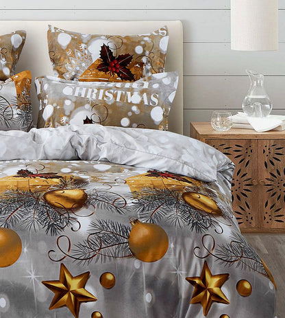 Christmas Gift Super King Size Quilt/Doona/Duvet Cover Set