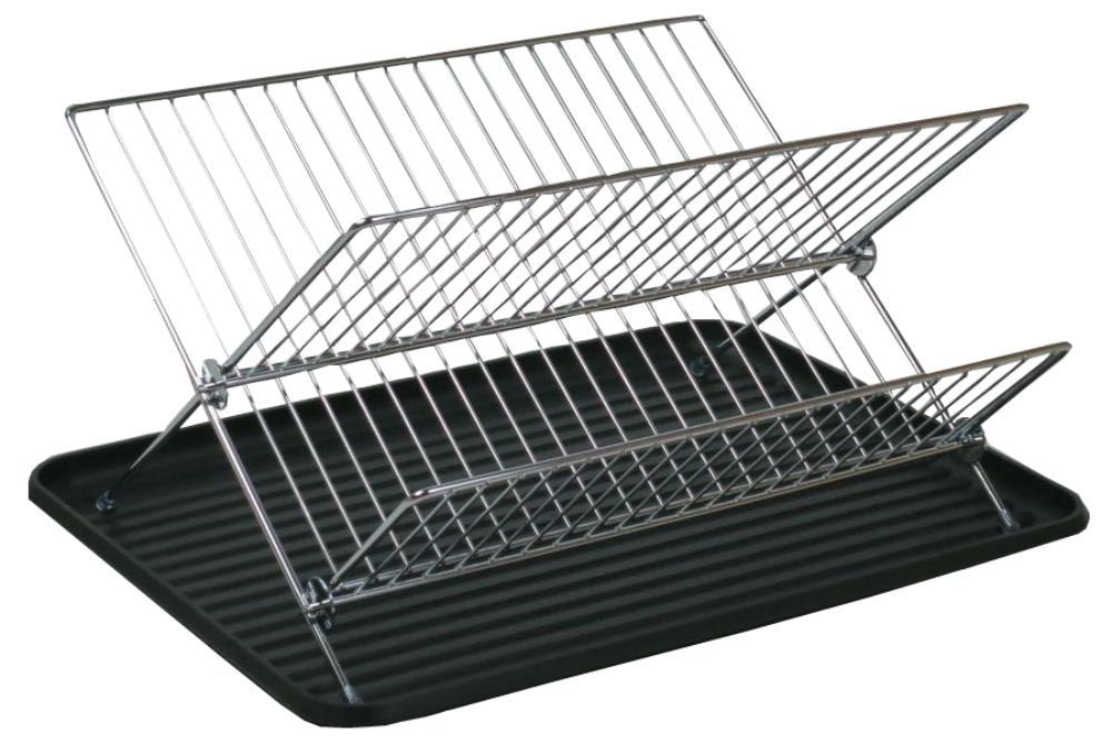 2 Tier Folding Dish Rack