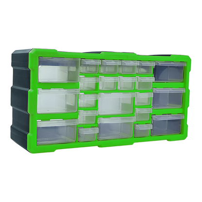 22 Multi Drawer Parts Storage Cabinet Unit Organiser Home Garage Tool Box