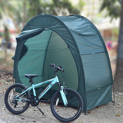 Bicycle Shelter Outdoor Bike Cave Garden Bike Storage Shed Tent Travel