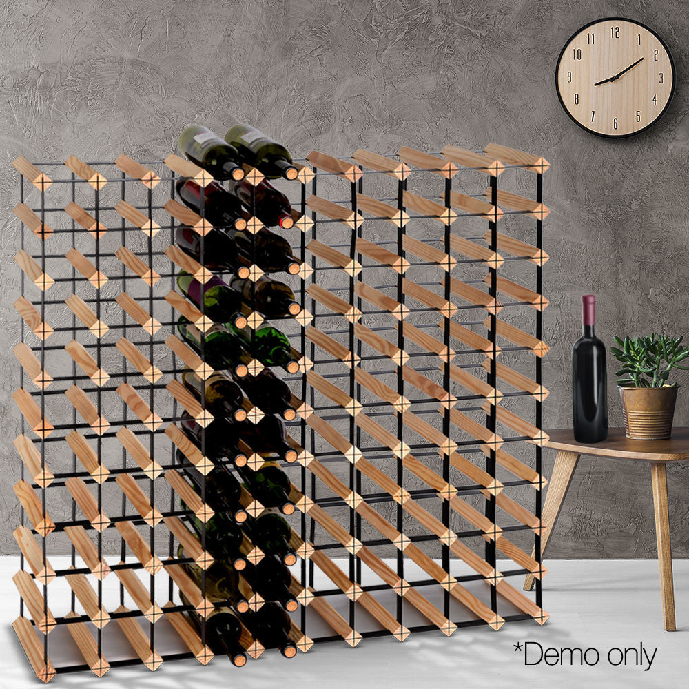 Artiss 110 Bottle Timber Wine Rack